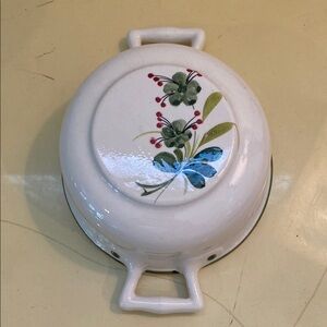 Ceramiche Vintage ABC Bassano Italy Hand‎ Painted Wall Decor 5 1/2” Wide.